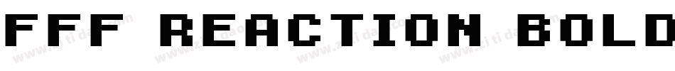 FFF Reaction Bold Extended字体转换